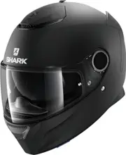 Shark Spartan Blank Mat Helmet, black, Size 2XL for Men