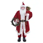 Gibson Gifts Red Santa Standing 120cm Home/Living Room/Office Display Decor