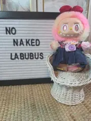 Labubu Clothes Little Blue Jean Dress With Bow Clothes For Labubu's