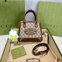 在飛比找蝦皮購物優惠-二手免運 GUCCI 古馳 Hrsebit棕色 1955 M