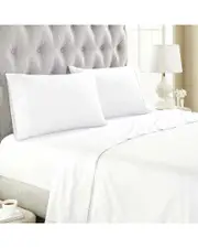 Superior Organic Cotton 300 Thread Count Percale Deep Pocket Bed Sheet Set
