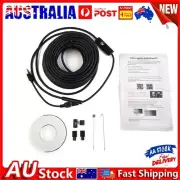 15m/50 Pipe Inspection Camera Endoscope Video Ft Sewer Drain Cleaner Waterproof