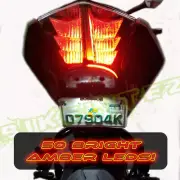 SX Fender Eliminator 17-21 KTM DUKE 390 LED W Tag Light & Turn Signals Tail Tidy