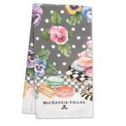 Brand New Mackenzie Childs Macaron Dish Towel