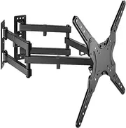 ProperAV Heavy Duty Swing Arm Corner Bracket Tilt & Swivel VESA Max 400x400