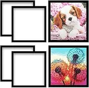 6 Pack Frame 30 X 30cm Black Magnetic Picture Frame for Pictures