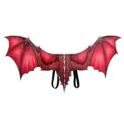 Halloween Carnival Adult Decoration Nonwoven Dragon Wings Cosplay Wings Props Red