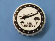 BEER Bottle Crown Cap ~ USA ARMED FORCES Air Assault Helicopter; Army, Air Force