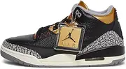 Jordan Womens WMNS Air Jordan 3 CK9246 067 Black Cement Gold - Size