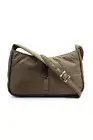 Saint Laurent Womens Small Logo Nylon Le 5 A 7 Hobo Handbag Brown Black