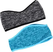 [WESIEVYA] 2pcs Warm Ear Protection Headband Head Band Headbands Mens Headband Ear Bands Ear Headband Youth Ear Warmer Headband Sport Headband Ear Warmer Ear Muffs for Women Polyester