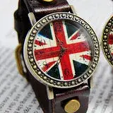 在飛比找遠傳friDay購物優惠-【BOBO】復古英倫風情皮革錶-棕 FFQ-1886