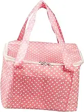 Luxshiny Portable Lunch Box Container Insulated Lunch Cooler Bag for Boys and Girls Bento Tote Bag Waterproof Aluminum Heat/Cold Insulation Pink