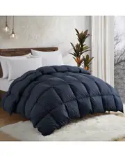 Unikome 233 Thread Count Year-Round Warmth White Goose Feather Duvet Comforter Insert