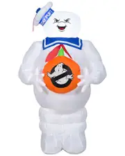 National Tree Company 42in Inflatable Halloween Stay-Puft Marshmallow Ma