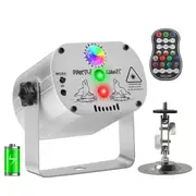 1240 Patterns DJ Laser Projector Stage Light LED RGB Party KTV DJ Disco + Remote