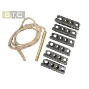 British Enfield .303 SMLE 6 Pack Charger/Stripper Clips & Pullthru - Original