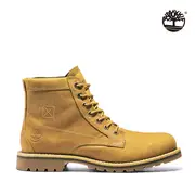 Timberland 男款小麥色皮革緩震Redwood Falls防水靴|A44HN231