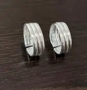 @ Indian Traditional Beautiful Silver Color Toe Ring For Women