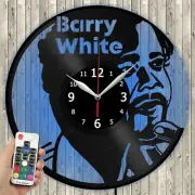 LED Clock Barry White LED Light Vinyl Record Wall Clock LED Wall Clock 4254