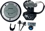 TAHYUI Motorcycle Ignition Switch Kit Assembly Fuel Gas Cap Tank Cover Seat Lock With 2 Keys For Y&amaha YZF R15 YZFR15