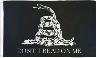 10 x DON'T TREAD ON ME GADSDEN BLACK flag 3x5 ft polyester banner snake Military