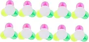 ROMISBABA 10Pcs Creative Petal Shaped Highlighters Assorted Color Fluorescent Mark Pens for Adults Enhance Creativity Hands Activities for Note Taking Art Projects