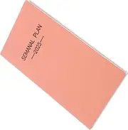 WEKADRIN Weekly Planner Notebook Spanish Calendar Planner Portable Pocket Diary for Convenient Scheduling Stylish Writing Pad with Binding for Work Personal Use