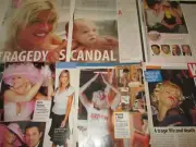 5-ANNA NICOLE SMITH Vintage 2004 & 2007*Australian Magazine Clippings