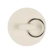 White Rubber Wash Basin Bathtub Plug Sink Plug Drain Pipe Plug Sink Plug6501