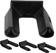 TEHAUX 4Pcs Chair Wheel Fixator Clamping Slot Caster Stoppers for Furniture Feet Slip Floor Protectors Suitable for Tables for Wheels