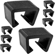 Kisangel 8pcs Rattan Furniture Clips Patio Sofa Clamps Fastener for Wicker Furniture Rattan Chair Sofa Fastener Rattan Chair Sofa Clip Sectional Sofa Furniture Clips Patio Sofa Clips