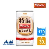 在飛比找momo購物網優惠-【ASAHI 朝日】WONDA 咖啡歐蕾 179ml-30入