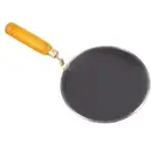 Iron Tawa With Wood Handle Roti Chapati Cooking Utensil Kicthen Tool Pan 10 Inch