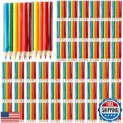 Cholemy 200 Sets Mini Colored Pencils 3.5 Inch Portable Short Color Pencil Bu