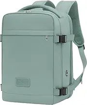 [xlodea] Cabin Bags for Ryanair Underseat Cabin Bag Carry-Ons Travel Backpack Cabin Size Anti-Theft Hand Luggage Backpack with Wet Pocket, USB, Green