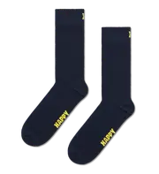 Navy Solid Crew Socks | Classic Plain Socks Navy, Not Applicable