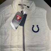Primaloft Vest Indianapolis Colts Women’s Size L Ivory NWT