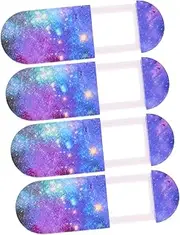 TEHAUX 4PCS Durable Laptop Phone Webcam Cover Privacy Slide for Computer Cameras Easy Install Detach Protect Your Privacy with Simple Finger Movement for Family Friends