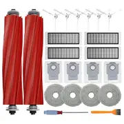 For Q Robtic Vacuum Cleaner Main Side Brush Hepa Filters Mop Pads Dust Bags Replacement Parts
