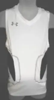 UNDER ARMOUR IMPACT PROTECTION D30 COMPRESSION MENS WHITE TANK XXL 1270753 100