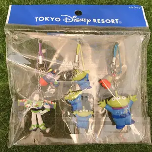 日本迪士尼 玩具總動員 三眼怪 巴斯 造型 吊飾 三入 樂園限定