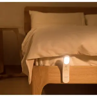 LED紅外線感應燈 可長亮 USB充電360度旋轉 人體自動感應 梯間 餵奶燈 (6.6折)