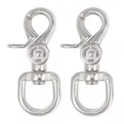 SHONAN 2.65" Trigger Snap Hooks Marine Grade Stainless Steel 316 Swivel Trigg...