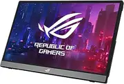 ASUS ROG Strix XG16AHPE 144Hz Gaming Monitor, 15.6-inch FHD (1920 x 1080), 144 Hz, IPS Panel, G-SYNC Compatible, 7800 mAh Battery, fold-Out Kickstand, USB Type-C, Micro HDMI, ROG Sleeve, Black
