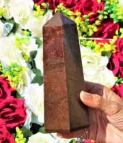 Nice 185MM Red Almandine Garnet Minerals Healing Metaphysical Spirit Power Tower