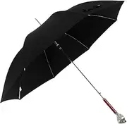 WLLKIY Gentleman Umbrella, Creative Animal Head Alloy Resin Handle Retro Umbrella, Aluminum Alloy Umbrella Stick Business Golf Umbrella
