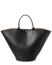 Longchamp pure Extra Large Leather Short Handle Tote