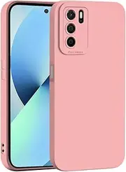 [WBWONE] Case for Oppo A16 / A54 / A16s Case, Silicone Mobile Phone Case Ultra Thin Soft TPU Camera All Including Shockproof Protective Cover - Pink