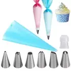 Steel Fondant Pastry Bag Ice Cream Tool Baking Mold Icing Piping Nozzles